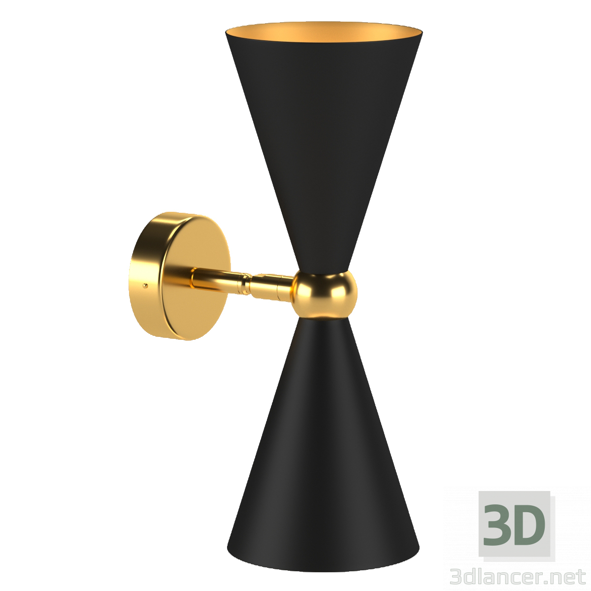 modello 3D di Maytoni Vesper (MOD108WL-02GB) comprare - rendering