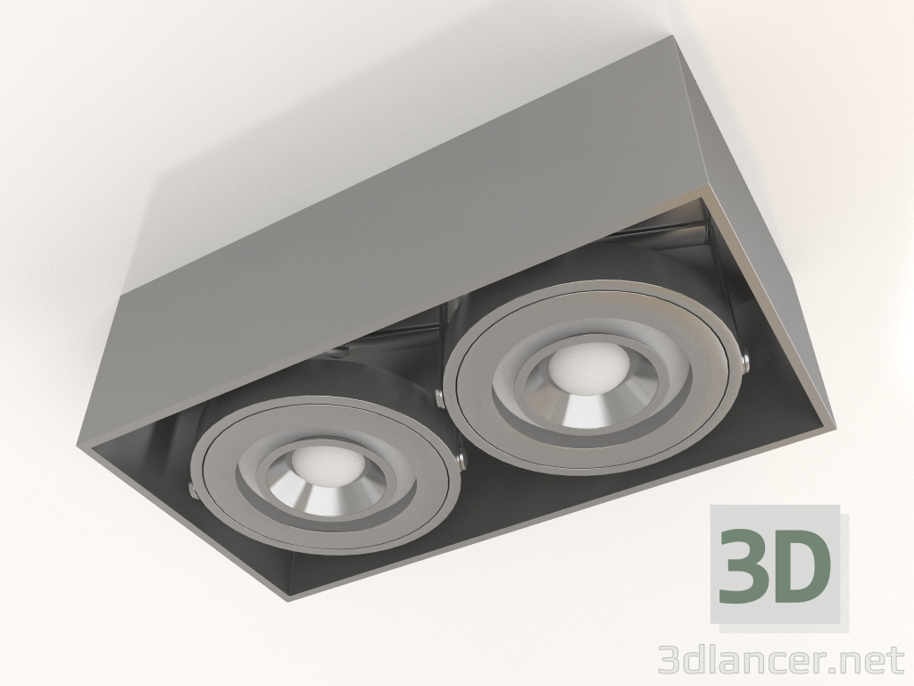 modello 3D Faretto Box R L21 - anteprima