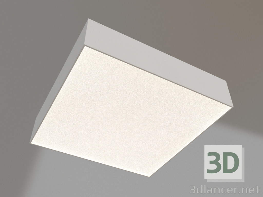 Modelo 3d Lâmpada SP-QUADRO-S250x250-25W Warm3000 (WH, 120 graus, 230V) - preview