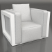 3d model Armchair (White) - preview