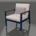 modèle 3D Fauteuil XS (Bleu nuit) - preview