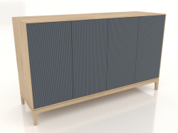Mobile TV FARGO con frontali fresati 1600x500x950 mm (ardesia, rovere chiaro, opzione 3)