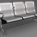 3d model Metal chair for rooms - preview