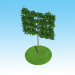 modello 3D di modello 3D Linden macrophylla arazzo sul tronco comprare - rendering