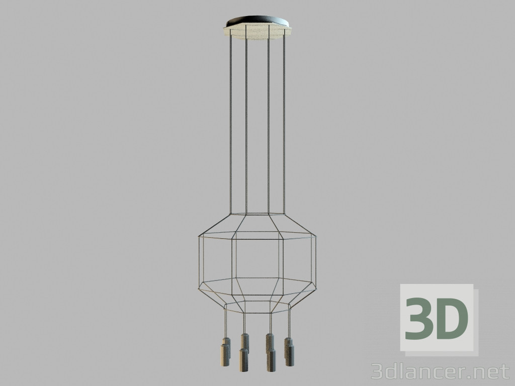 Modelo 3d Lâmpada de suspensão 0302 - preview