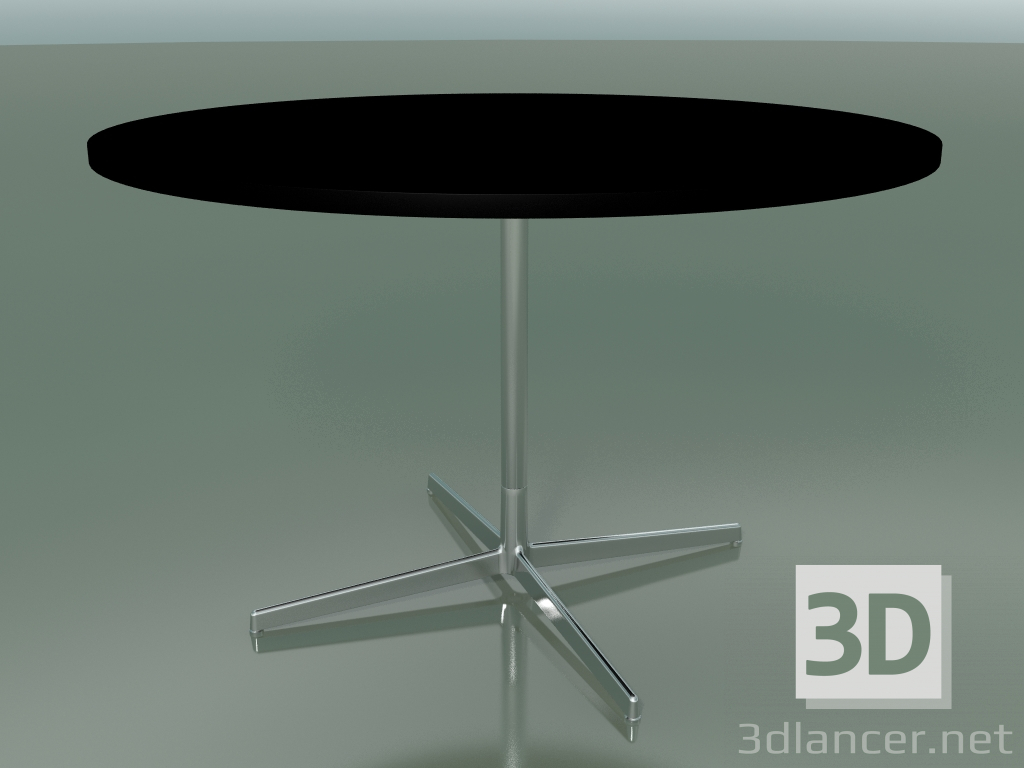 3d model Mesa redonda 5516, 5536 (H 74 - Ø 119 cm, negro, LU1) - vista previa