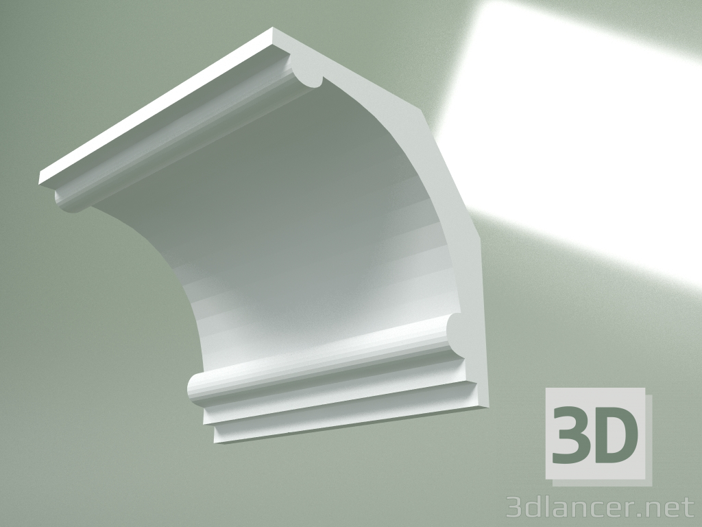 3d model Plaster cornice (ceiling plinth) KT320 - preview