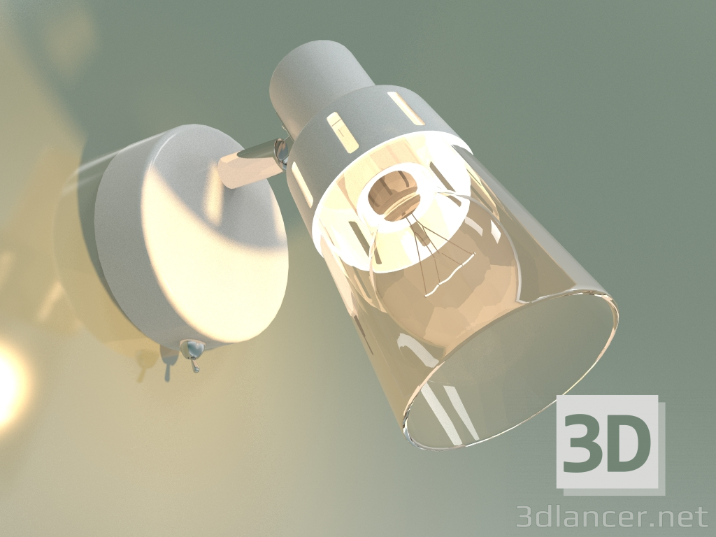 modello 3D Lampada da parete 20081-1 (bianco) - anteprima