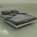 Modelo 3d Cama de casal GL 2016 (cinza) - preview