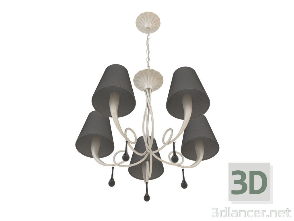 Modelo 3d Lustre pendente (6208) - preview