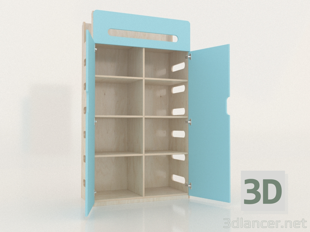 3D Modell Kleiderschrank offen MOVE WB (WBMWB1) - Vorschau