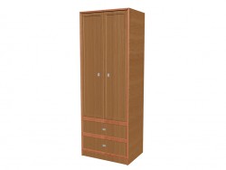 Armoire 2 portes avec tiroirs A211