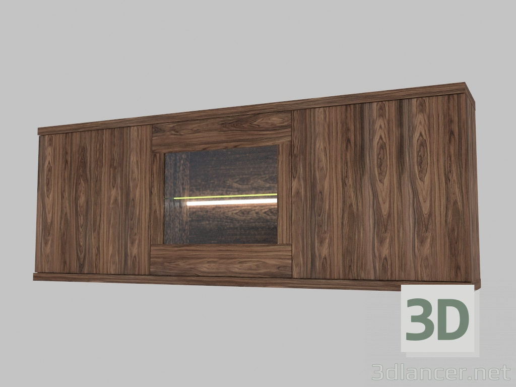 modèle 3D Armoire suspendue à deux sections (6160-18) - preview