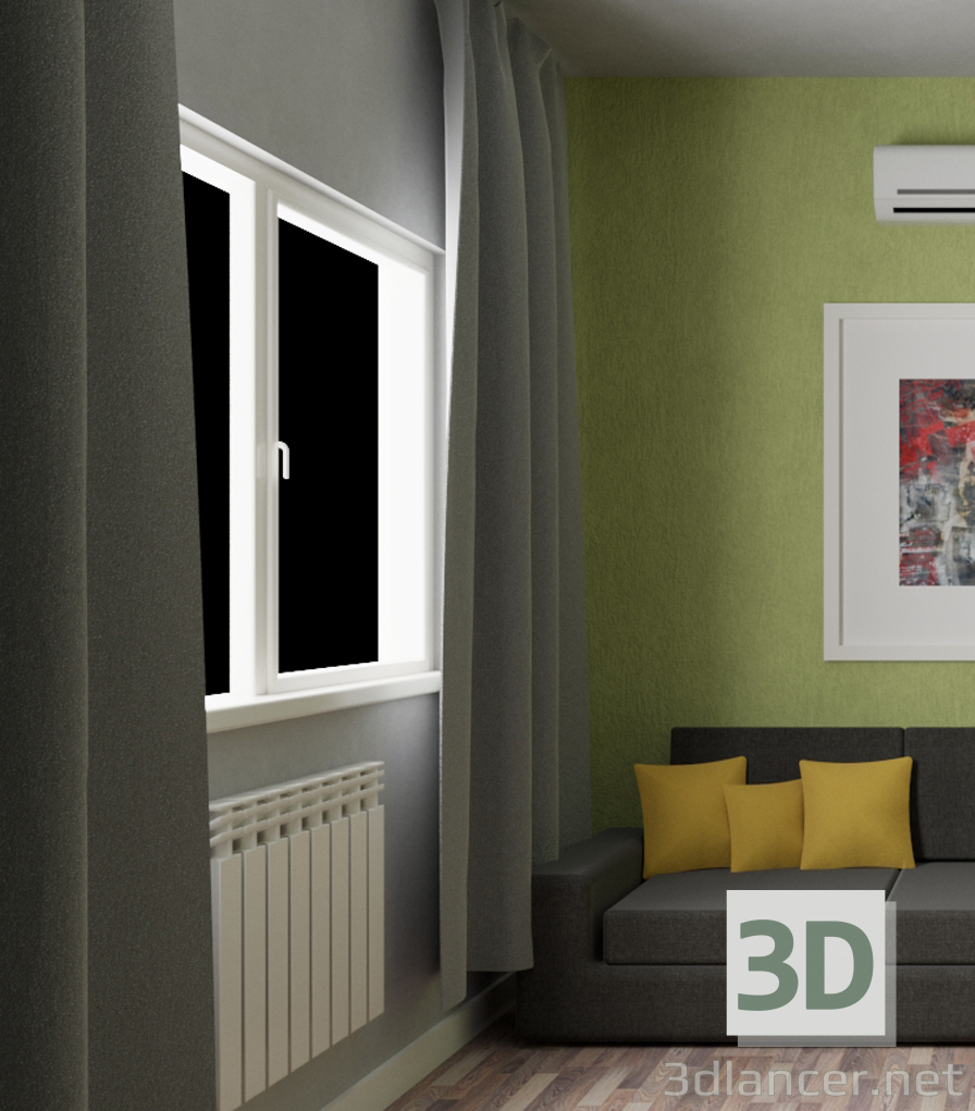 3D modeli kör - önizleme