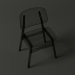 Silla de madera 3D modelo Compro - render