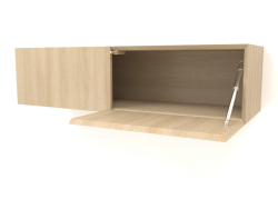 Mensola pensile ST 06 (porta aperta) (2 ante, 1000x315x250, legno bianco)