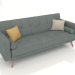 3d model Sofa bed Scandinavia (turquoise) - preview