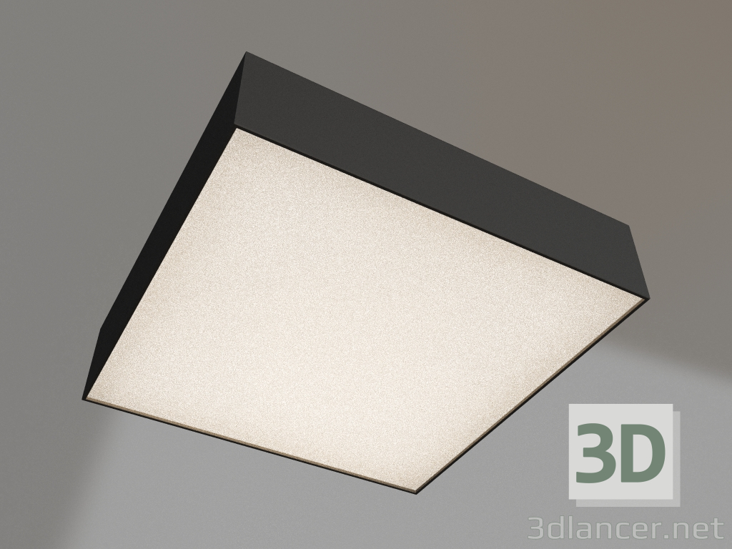 3d модель Светильник SP-QUADRO-S250x250-25W Day4000 (BK, 120 deg, 230V) – превью