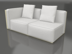 Sofa module, section 1 left (Gold)