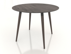 Mesa de comedor BRUNO 1000x1000x750 mm (roble oscuro)