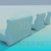 3D Modell Sofa - Vorschau