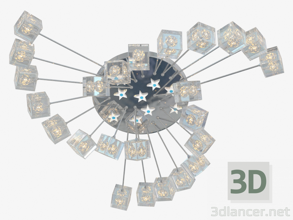 3d модель Люстра Каскад (244011324) – превью