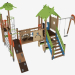 3D Modell Kinderspielanlage (T1302) - Vorschau