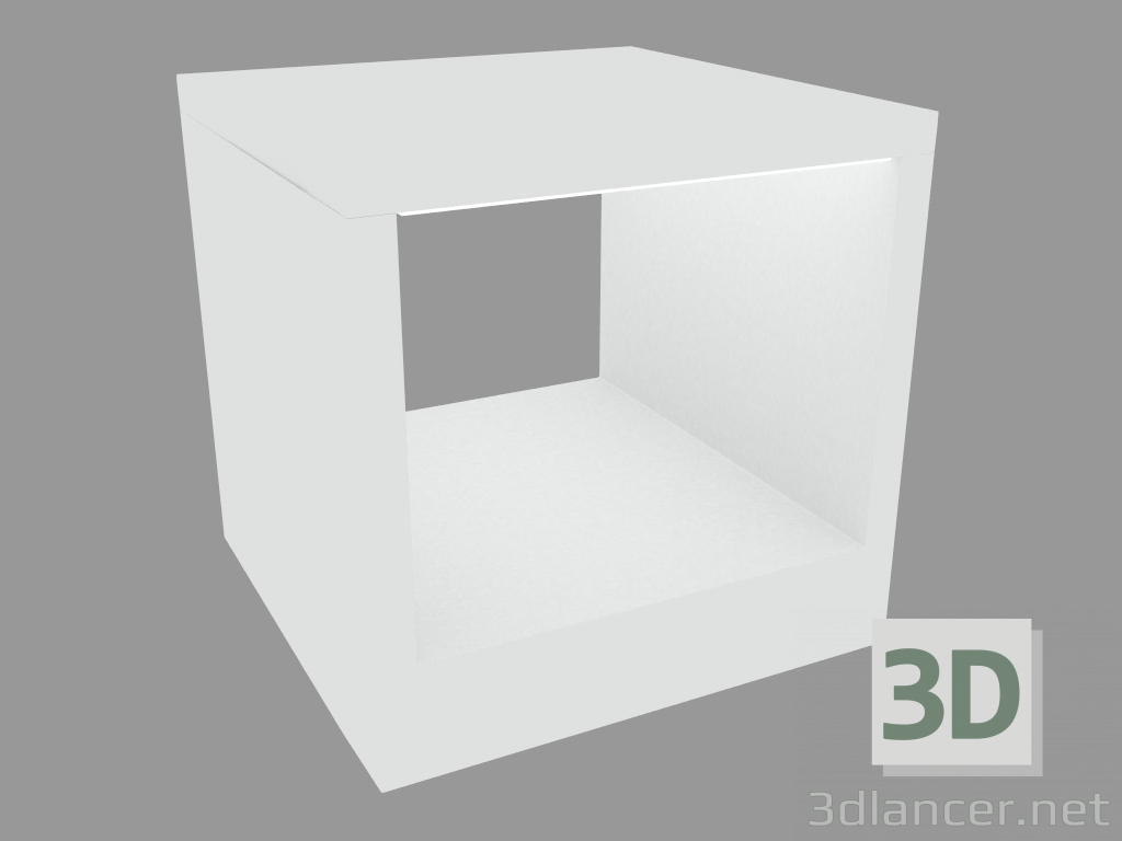 modello 3D Lampione stradale KUBE 240 (S6340W) - anteprima