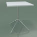 3d model Square table 5706, 5723 (H 74 - 59x59 cm, spread out, White, LU1) - preview