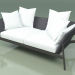 3D Modell Sofa 002 (Metal Smoke, Batyline Grey) - Vorschau