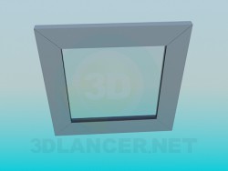 Square wall mirror