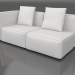 3d model Sofa module, section 1 left (Night blue) - preview