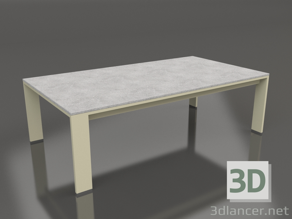 modello 3D Tavolino 45 (Oro) - anteprima