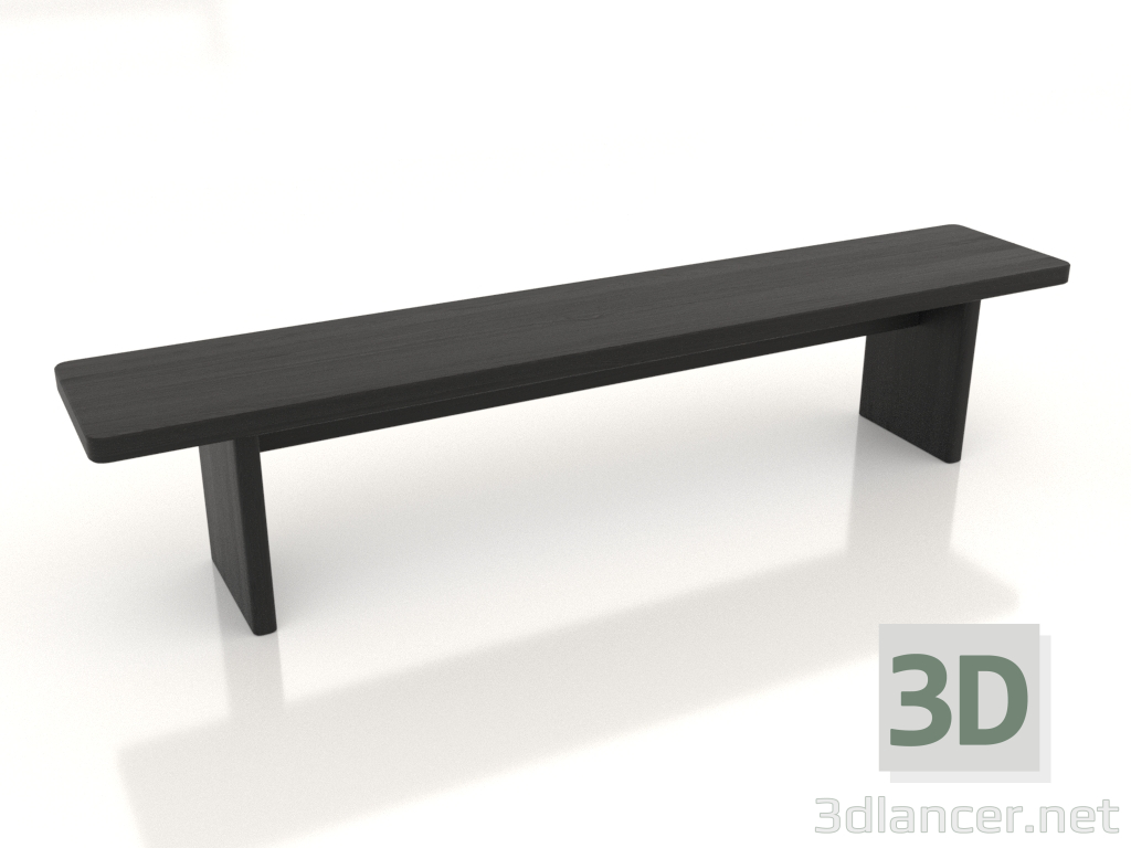 Modelo 3d Banco (preto RAL 9005) - preview