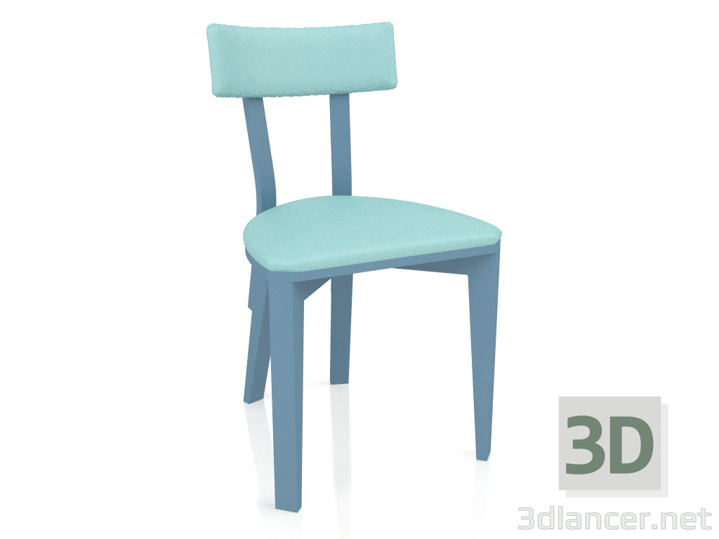 3d model Rectangle Compact Chair (option 6) - preview