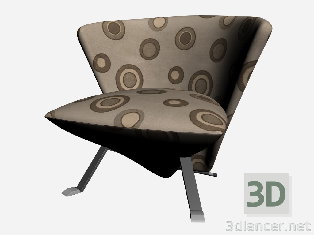 modello 3D Sedia jada - anteprima