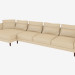 3d model Leather sofa - preview