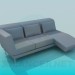 3d model Sofá - vista previa