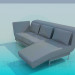 3d model Sofá - vista previa