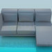 3d model Sofá - vista previa