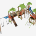 3d model Children's game complex (T1402) - preview