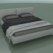 3D Modell Vogue Doppelbett für eine Matratze 1600 x 2000 (2220 x 2370 x 780, 222VOG-237) - Vorschau