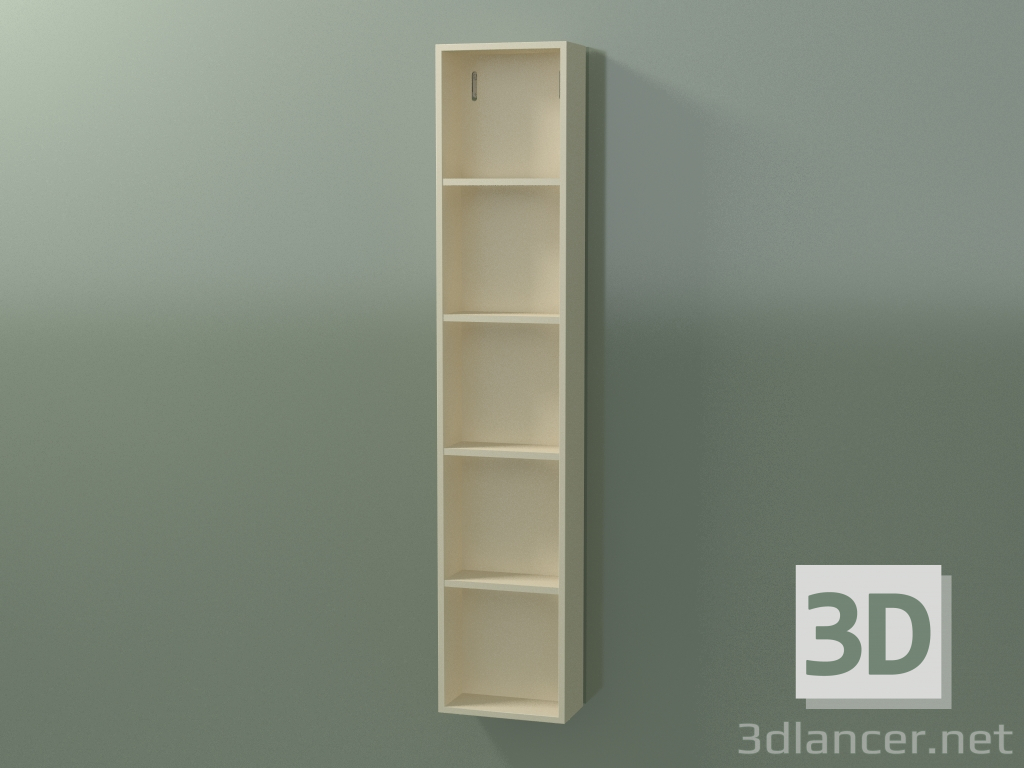 3D Modell Hochschrank (8DUAFA01, Knochen C39, L 24, P 12, H 120 cm) - Vorschau