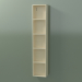 3d model Armario alto de pared (8DUAFA01, Bone C39, L 24, P 12, H 120 cm) - vista previa