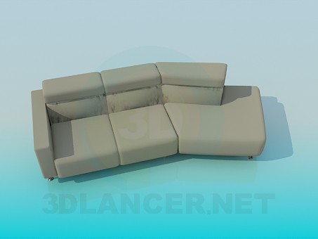 3D Modell Sofa - Vorschau