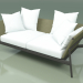 3D Modell Sofa 002 (Metal Smoke, Batyline Olive) - Vorschau