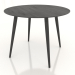 3d model Mesa de comedor BRUNO 1000x1000x750 mm (roble negro) - vista previa