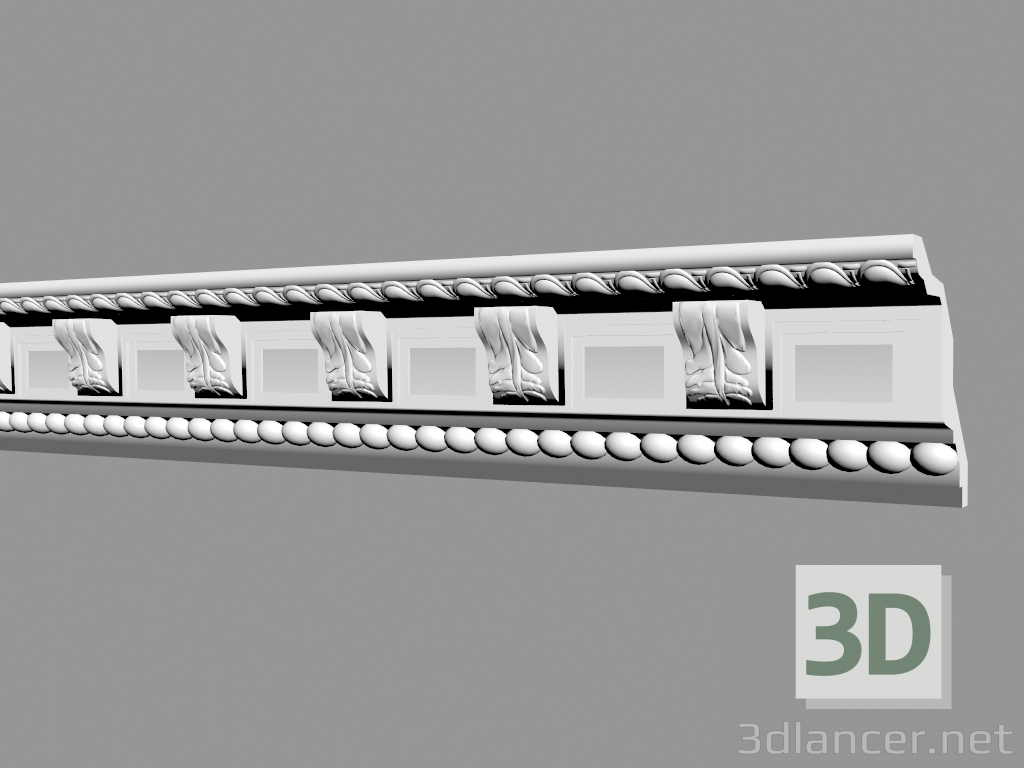 3D Modell Gesims C159 - Vorschau