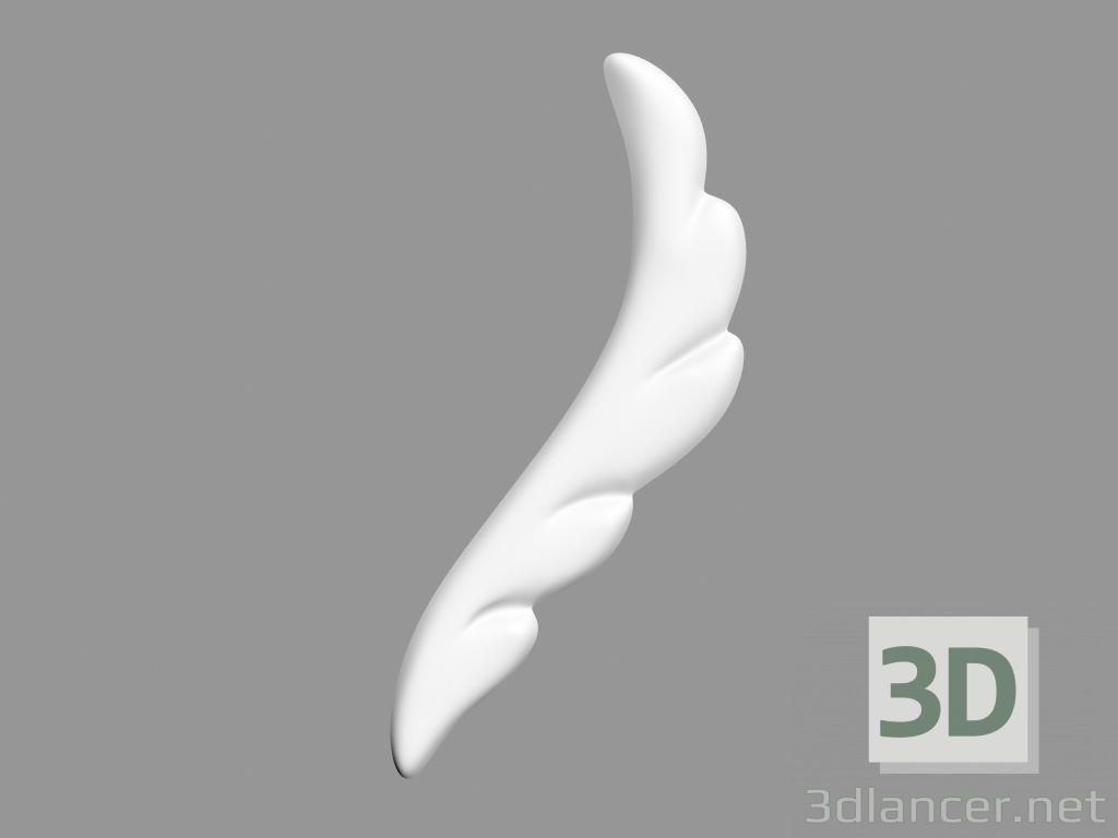 Modelo 3d Decoração de parede (F40) - preview