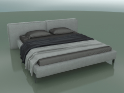 Lit double Vogue sous le matelas 1800 x 2000 (2420 x 2370 x 780, 242VOG-237)